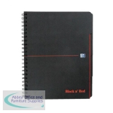 Black n Red Project Book Wirebnd 90gsm Ruled Margin Perf Punched 4 Holes 200pp A4+ Ref 100080730 [Pack 3]