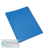 5 Star Office Display Book Soft Cover Lightweight Polypropylene 20 Pockets A4 Blue