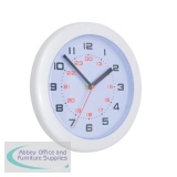 5 Star Facilities Controller Wall Clock Diameter 250mm White
