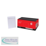5 Star Office Envelopes PEFC Pocket Peel & Seal 100gsm C4 324x229mm White [Pack 250]
