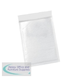 5 Star Office Bubble Lined Bags Peel & Seal No.1 170 x 245mm White [Pack 100]