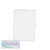 5 Star Office Clip Frame Plastic Front for Wall-mounting Back-loading Borderless A3 420x297mm Clear