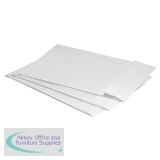 5 Star Office Envelopes C4 Gusset 25mm Peel and Seal 120gsm White [Pack 125]