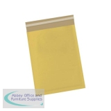 5 Star Office Bubble Lined Bags Peel & Seal No.5 260 x 345mm Gold [Pack 50]