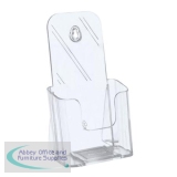 5 Star Office Literature Holder Slanted 1/3 A4 Clear