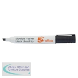 5 Star Office Drywipe Marker Xylene/Toluene-free Chisel Tip 2-5mm Line Wallet Assorted [Pack 4]