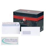 Plus Fabric Envelopes PEFC Wallet Peel & Seal Window 120gsm DL 220x110mm White Ref B22170 [Pack 500]