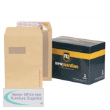 New Guardian Envelopes FSC Hvyweight Board Backed Pocket Window Peel & Seal C4 130gsm Manilla [Pack 125]