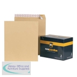 New Guardian Envelopes FSC Pocket Peel & Seal Heavyweight 130gsm 444x368mm Manilla Ref B27713 [Pack 125]
