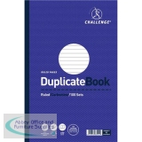 Challenge Duplicate Book Carbonless Ruled 100 Sets 297x195mm Ref 100080527 [Pack 3]
