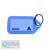 Kevron Plastic Clicktag Key Tag Blue (100 Pack) ID5BLU100