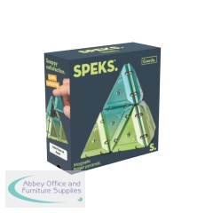 Speks Geode Magnetic Fidget Gamma Pyramid Pmid12ChromeGrn