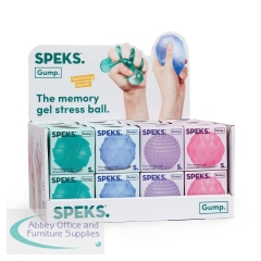 Speks Gump Surface Memory Gel Stress Ball Assorted (Pack of 48) GumpSface48CDU