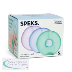 Speks Gump Memory Gel Stress Ball Cool Loop (Pack of 3) GumpLoop3Cool