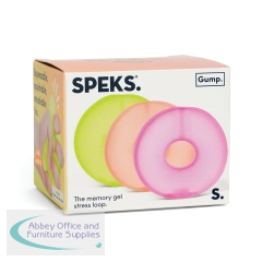 Speks Gump Memory Gel Stress Ball Warm Loop (Pack of 3) GumpLoop3Warm
