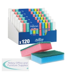 Spontex Sponge Scourer x20 Scourers (Pack of 6) 19400000