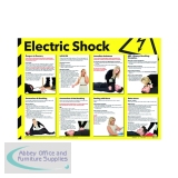Health and Safety 420x594mm Electric Shock Poster FA551