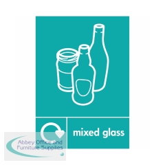 A5 Sign Self Adhesive Mixed Glass (Pack of 5) Y7321009