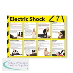 Electric Shock Sign Landscape A2 Y1735073