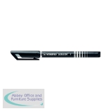 Stabilo Sensor Cushion Tip Fineliner Pen Black (Pack of 10) 189/46