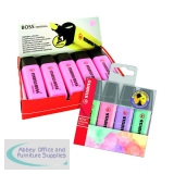 Stabilo Highlighters Pink x10 FOC Highlighters Pastel x4