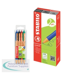 Stabilo Pointball 10 Pens Blue + FOC Stabilo Pointball 4 Pens Assorted