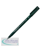 Staedtler Lumocolour Universal Pen Permanent Superfine Black (10 Pack) 313-9