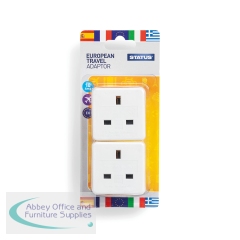 Status European Travel Adaptor (8 Pack) SEUROAB2Pk4