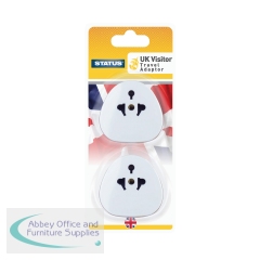 Status UK Travel Adaptor (Pack of 2) SUKVISTA2PK4