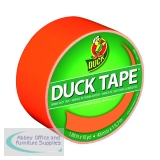 Ducktape Coloured Tape 48mmx13.7m Neon Orange (Pack of 6) 1265019