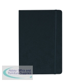Silvine Soft Feel Executive Notebook Lined 160 Pages A5 Anthracite 197GY