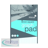 Silvine Graph Pad 5mm Squares 50 sheets A4 A4GPX