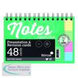Silvine Revision Presentation/Note Card Twin Assorted (10 Pack) PADRC64AC-C