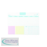 SV40205 - Silvine Weekly Desk Planner 52 Printed Sheets A4 225