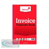 Silvine Triplicate Invoice Book 210x127mm (6 Pack) 619