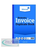Silvine Carbonless Duplicate Invoice Book 210x127mm (6 Pack) 711-T