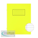 Silvine Exercise Book Ruled 229x178mm Yellow (Pack of 10) EX103