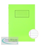 Silvine Exercise Book A4 Ruled with Margin Green (10 Pack) EX110