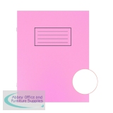 Silvine Exercise Book 229 x 178mm Plain Pink (10 Pack) EX112