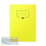 Silvine Bacoff Exercise Book Ruled with Margin A4 Yellow (10 Pack) EXBAC141