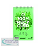 SV94964 - Silvine Premium Recycled Reporters Notebook 125x203mm 160 Pages (Pack of 3) R100-P