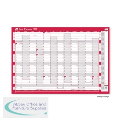 Sasco Year Planner Vertical Unmounted 2027 2410290