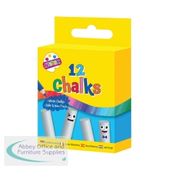 Tallon Blackboard Chalks White (Pack of 12) TA12084