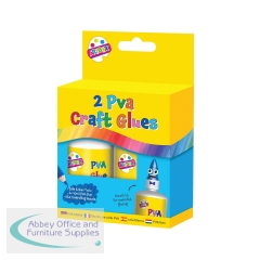 Artbox PVA Glue Bottles 40ml White x2 (Pack of 12) 6005