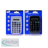 Tallon Black/Silver Pocket Calculator (12 Pack) 6178