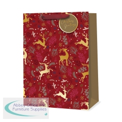 Christmas Reindeer Gift Bag Extra Large (Pack of 6) X9307A/FSC