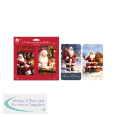Traditional Santa Christmas Money Wallets x4 (Pack of 12) X9048B