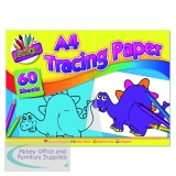 Art Box Tracing Paper Pad A4 60 Sheets (12 Pack) TAL05069
