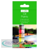 Work of Art Hard-Wearing Oil Paint Tubes Assorted (12 Pack) TAL06740