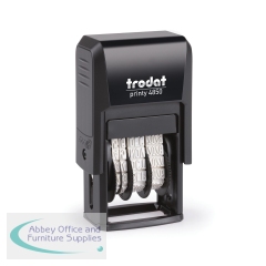 Trodat Printy 4850L2 Mini Dater Stamp Paid + 3.8mm Date 76373